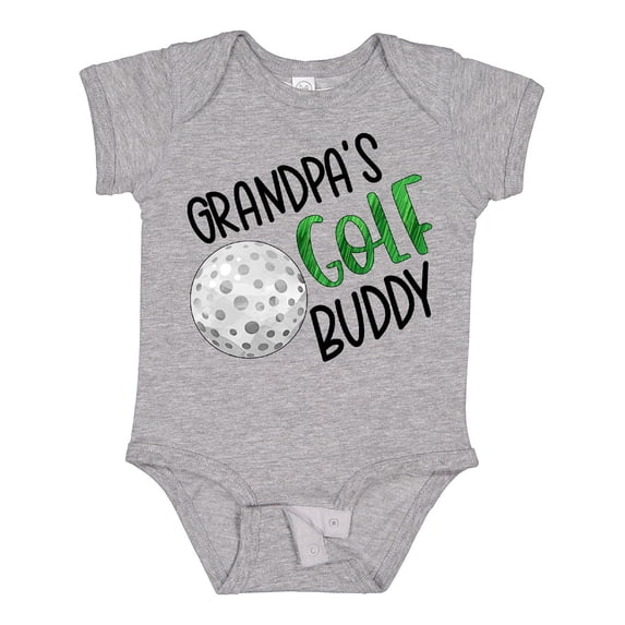 Inktastic Grandpa's Golf Buddy with Golf Ball Boys or Girls Baby Bodysuit