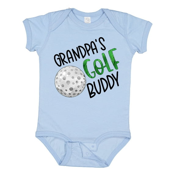 Inktastic Grandpa's Golf Buddy with Golf Ball Boys or Girls Baby Bodysuit