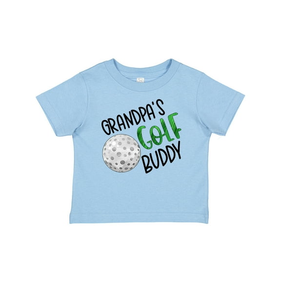 Inktastic Grandpa's Golf Buddy with Golf Ball Boys or Girls Baby T-Shirt