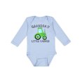 thumbnail image 1 of Inktastic Grandpa's Little Farmer Green Tractor Boys or Girls Long Sleeve Baby Bodysuit, 1 of 5