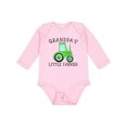 thumbnail image 1 of Inktastic Grandpa's Little Farmer Green Tractor Boys or Girls Long Sleeve Baby Bodysuit, 1 of 5