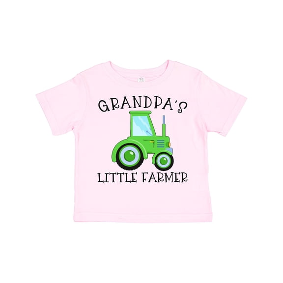 Inktastic Grandpa's Little Farmer- Green Tractor Boys or Girls Toddler T-Shirt