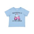 thumbnail image 1 of Inktastic Grandpa's Little Farmer Pink Tractor and Flowers Boys or Girls Baby T-Shirt, 1 of 5