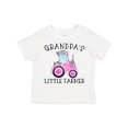 thumbnail image 1 of Inktastic Grandpa's Little Farmer- Pink Tractor and Flowers Boys or Girls Toddler T-Shirt, 1 of 5