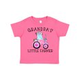 thumbnail image 1 of Inktastic Grandpa's Little Farmer- Pink Tractor and Flowers Boys or Girls Toddler T-Shirt, 1 of 5