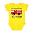 thumbnail image 1 of Inktastic Grandpa's Little Firefighter Boys Baby Bodysuit, 1 of 5