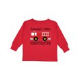 thumbnail image 1 of Inktastic Grandpa's Little Firefighter Boys Long Sleeve Toddler T-Shirt, 1 of 5