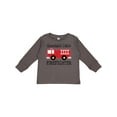 thumbnail image 1 of Inktastic Grandpa's Little Firefighter Boys Long Sleeve Toddler T-Shirt, 1 of 5