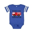 thumbnail image 1 of Inktastic Grandpa's Little Firefighter Gift Baby Boy Bodysuit, 1 of 4