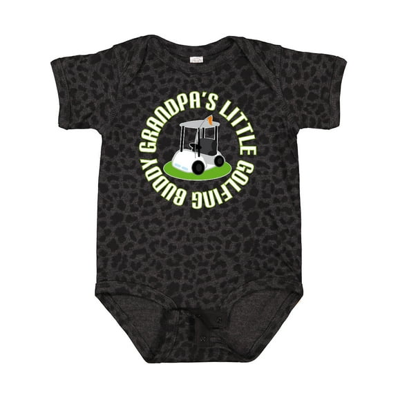 Inktastic Grandpa's Little Golf Buddy Boys Baby Bodysuit