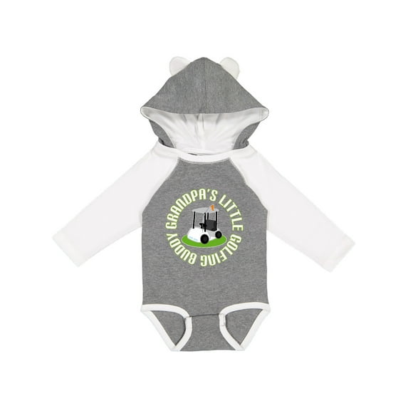 Inktastic Grandpa's Little Golf Buddy Boys Long Sleeve Baby Bodysuit