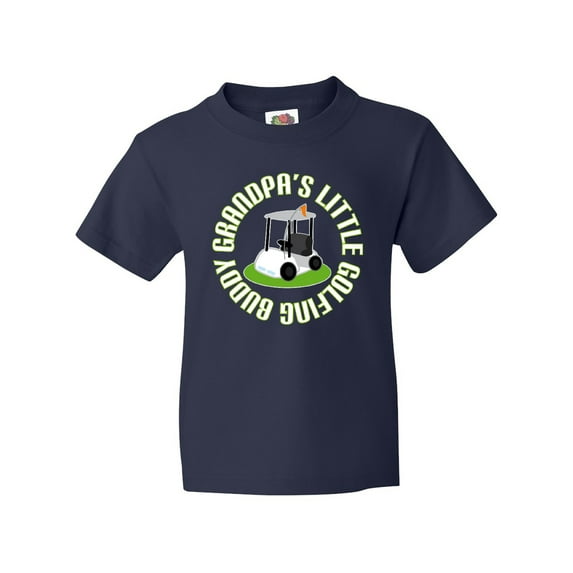 Inktastic Grandpa's Little Golf Buddy Youth T-Shirt