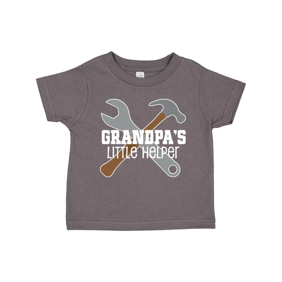 Inktastic Grandpa's Little Helper Boys Toddler T-Shirt