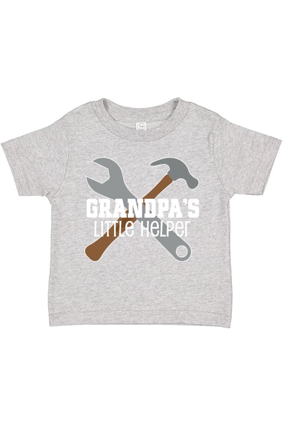 Grandpa's Little Helper Boys Toddler T-Shirt