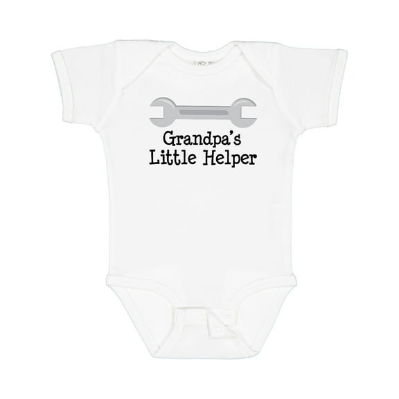 Inktastic Grandpa's Little Helper Boys or Girls Baby Bodysuit
