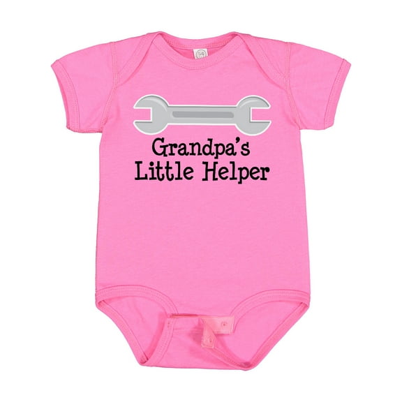 Inktastic Grandpa's Little Helper Boys or Girls Baby Bodysuit