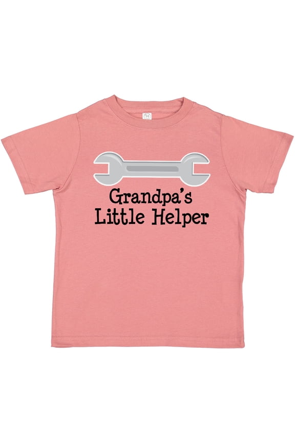 Grandpa's Little Helper Boys or Girls Toddler T-Shirt