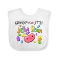 thumbnail image 1 of Inktastic Grandpa's Little Jellybean Cute Easter Candy Boys or Girls Baby Bib, 1 of 4
