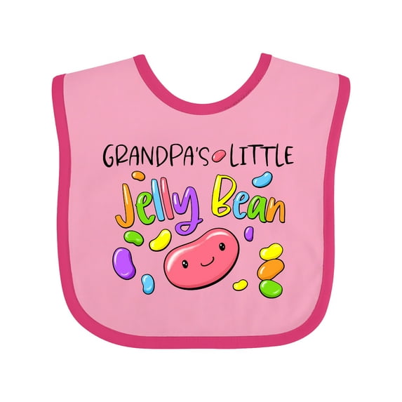 Inktastic Grandpa's Little Jellybean Cute Easter Candy Boys or Girls Baby Bib