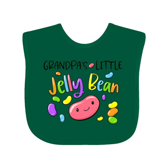 Inktastic Grandpa's Little Jellybean Cute Easter Candy Boys or Girls Baby Bib