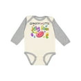 thumbnail image 1 of Inktastic Grandpa's Little Jellybean Cute Easter Candy Boys or Girls Long Sleeve Baby Bodysuit, 1 of 5