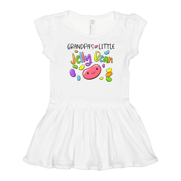 Inktastic Grandpa's Little Jellybean Cute Easter Candy Girls Toddler Dress