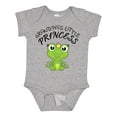 thumbnail image 1 of Inktastic Grandpa's Little Princess Cute Frog Girls Baby Bodysuit, 1 of 5