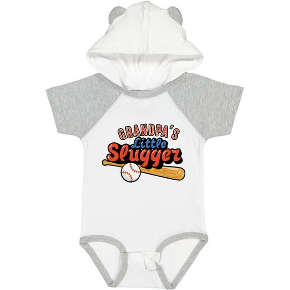 Inktastic Grandpa's Little Slugger Boys or Girls Baby Bodysuit