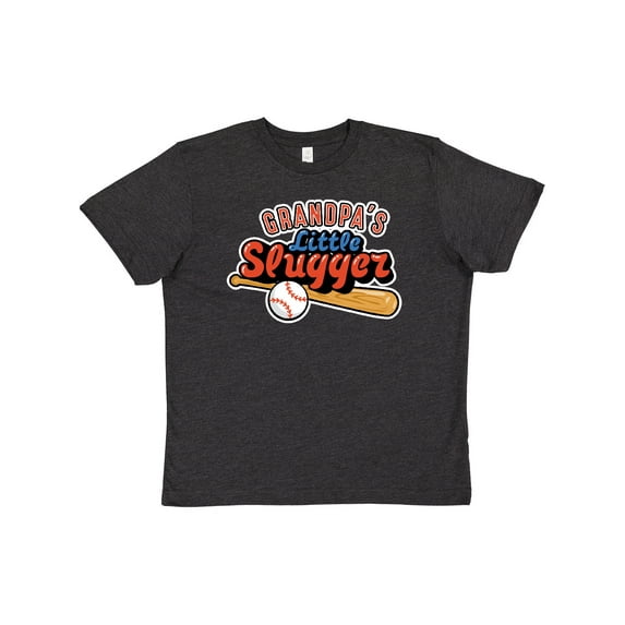 Inktastic Grandpa's Little Slugger Youth T-Shirt