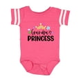 thumbnail image 1 of Inktastic Grandpa's Princess Crown and Flowers Girls Baby Bodysuit, 1 of 5