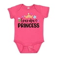 thumbnail image 1 of Inktastic Grandpa's Princess Crown and Flowers Girls Baby Bodysuit, 1 of 5