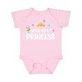thumbnail image 1 of Inktastic Grandpa's Princess Crown and Flowers Girls Baby Bodysuit, 1 of 5