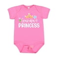 thumbnail image 1 of Inktastic Grandpa's Princess Crown and Flowers Girls Baby Bodysuit, 1 of 5