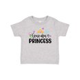 thumbnail image 1 of Inktastic Grandpa's Princess Crown and Flowers Girls Baby T-Shirt, 1 of 5
