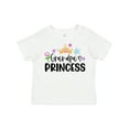 thumbnail image 1 of Inktastic Grandpa's Princess Crown and Flowers Girls Toddler T-Shirt, 1 of 5