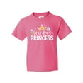 thumbnail image 1 of Inktastic Grandpa's Princess Crown and Flowers Youth T-Shirt, 1 of 5