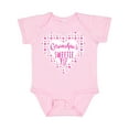 thumbnail image 1 of Inktastic Grandpa's Sweetie Pie with Pink Hearts Boys or Girls Baby Bodysuit, 1 of 5