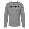 thumbnail image 1 of Inktastic Grandparents Day Grandpa Like a Dad but with No Rules Long Sleeve T-Shirt, 1 of 5