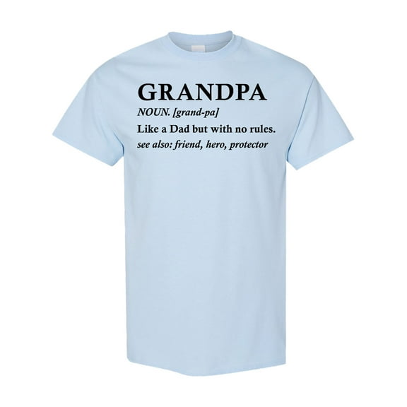 Inktastic Grandparents Day Grandpa Like a Dad but with No Rules T-Shirt