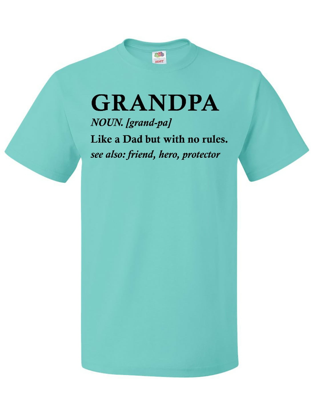 Inktastic Grandparents Day Grandpa Like a Dad but with No Rules T