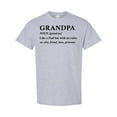 thumbnail image 1 of Inktastic Grandparents Day Grandpa Like a Dad but with No Rules T-Shirt, 1 of 5