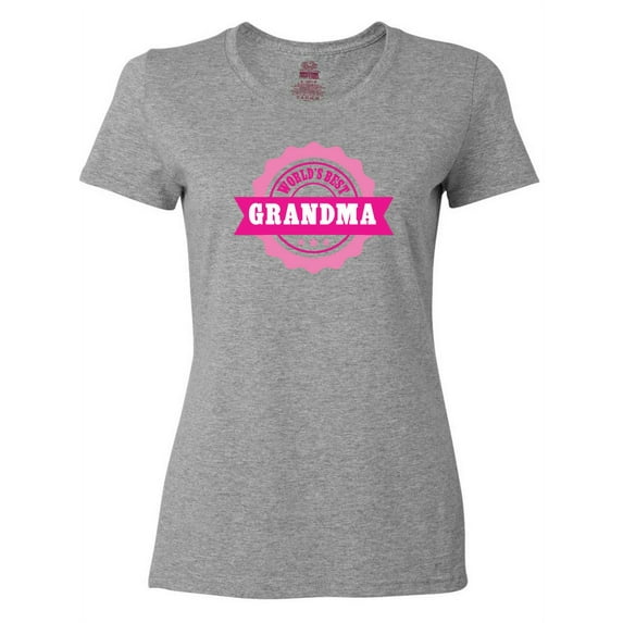 Inktastic Grandparents Day Worlds Best Grandma Women's T-Shirt
