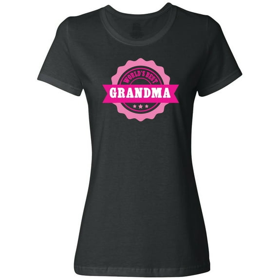 Inktastic Grandparents Day Worlds Best Grandma Women's T-Shirt