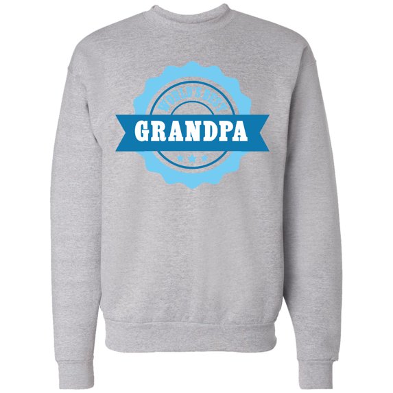 Inktastic Grandparents Day Worlds Best Grandpa Adult Sweatshirt