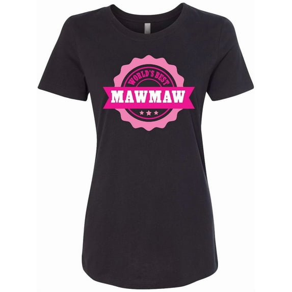 Inktastic Grandparents Day Worlds Best Mawmaw Women's T-Shirt