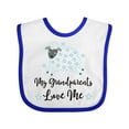 thumbnail image 1 of Inktastic Grandparents Love Little Lamb Boys or Girls Baby Bib, 1 of 4