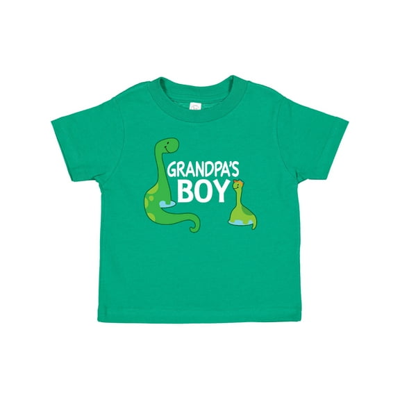 Inktastic Grandpas Boy Grandson Dinosaur Boys Baby T-Shirt