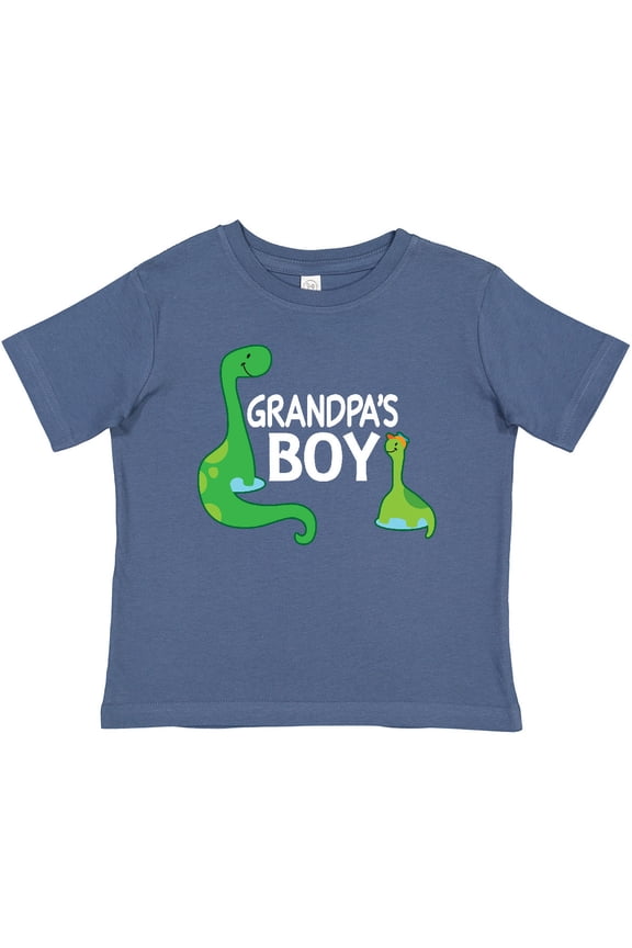 Grandpas Boy Grandson Dinosaur Boys Baby T-Shirt