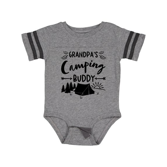 Inktastic Grandpas Camping Buddy Boys or Girls Baby Bodysuit