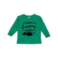thumbnail image 1 of Inktastic Grandpas Camping Buddy Boys or Girls Long Sleeve Toddler T-Shirt, 1 of 5